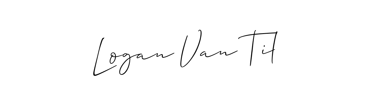 Make a short Logan Van Til signature style. Manage your documents anywhere anytime using Allison_Script. Create and add eSignatures, submit forms, share and send files easily. Logan Van Til signature style 2 images and pictures png