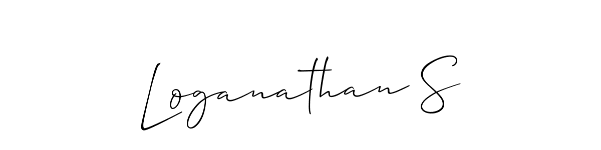 Similarly Allison_Script is the best handwritten signature design. Signature creator online .You can use it as an online autograph creator for name Loganathan S. Loganathan S signature style 2 images and pictures png