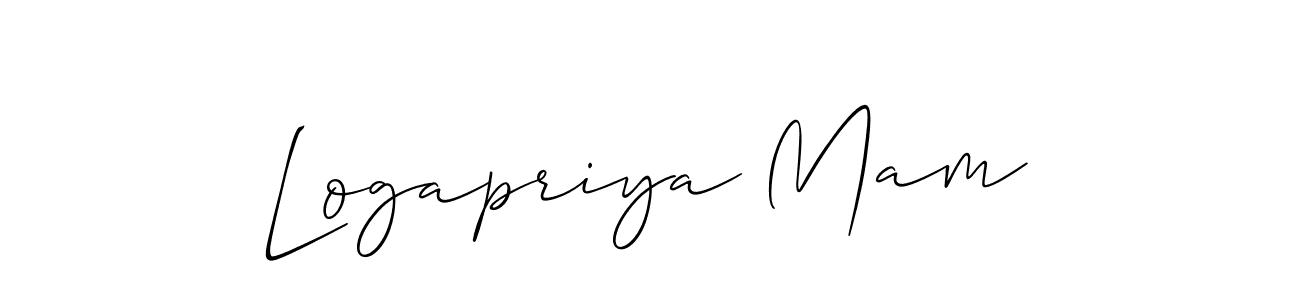 Best and Professional Signature Style for Logapriya Mam. Allison_Script Best Signature Style Collection. Logapriya Mam signature style 2 images and pictures png