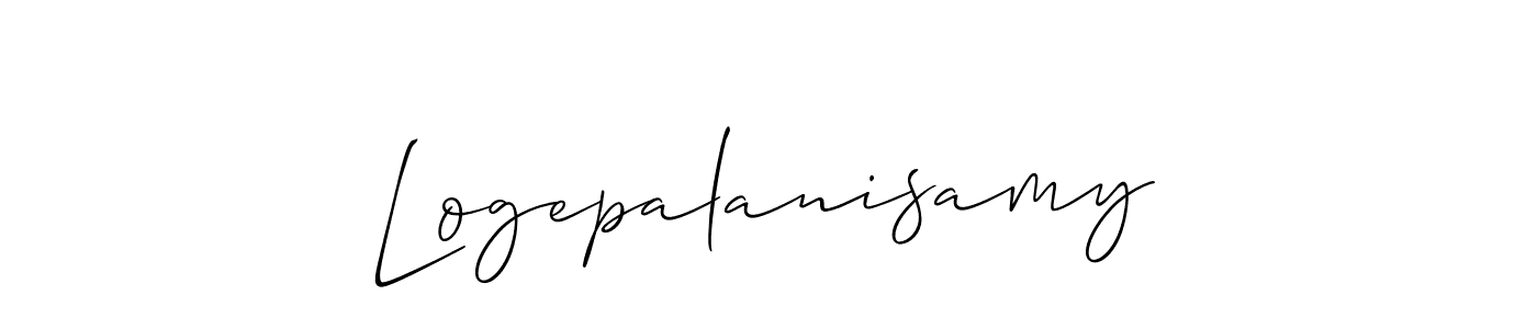 Make a short Logepalanisamy signature style. Manage your documents anywhere anytime using Allison_Script. Create and add eSignatures, submit forms, share and send files easily. Logepalanisamy signature style 2 images and pictures png