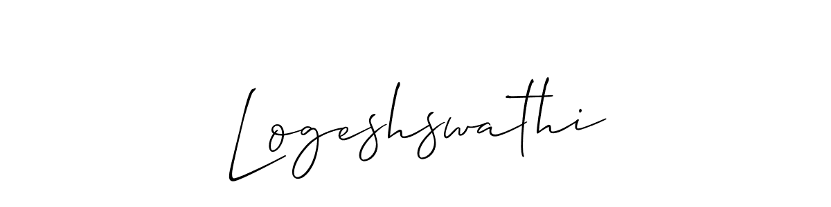 Make a beautiful signature design for name Logeshswathi. Use this online signature maker to create a handwritten signature for free. Logeshswathi signature style 2 images and pictures png