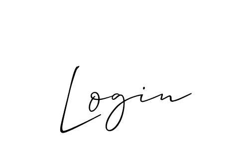 You should practise on your own different ways (Allison_Script) to write your name (Login) in signature. don't let someone else do it for you. Login signature style 2 images and pictures png