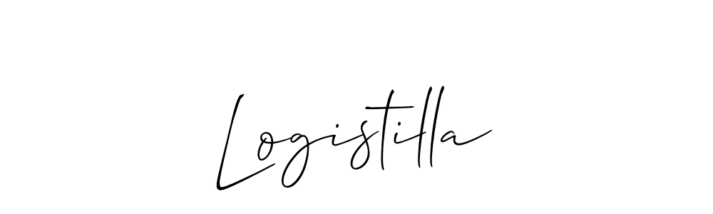 How to make Logistilla signature? Allison_Script is a professional autograph style. Create handwritten signature for Logistilla name. Logistilla signature style 2 images and pictures png