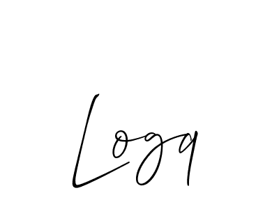 You should practise on your own different ways (Allison_Script) to write your name (Logq) in signature. don't let someone else do it for you. Logq signature style 2 images and pictures png