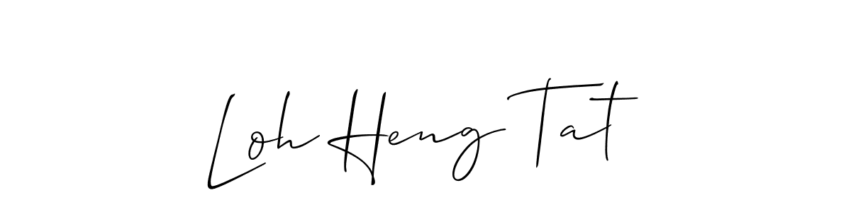 Once you've used our free online signature maker to create your best signature Allison_Script style, it's time to enjoy all of the benefits that Loh Heng Tat name signing documents. Loh Heng Tat signature style 2 images and pictures png