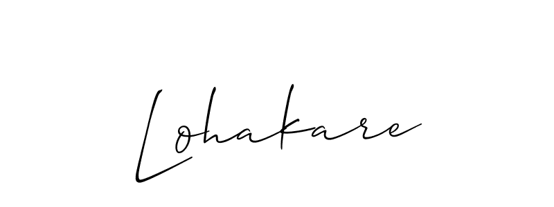 Make a beautiful signature design for name Lohakare. Use this online signature maker to create a handwritten signature for free. Lohakare signature style 2 images and pictures png
