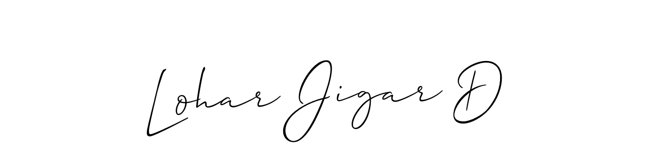 Once you've used our free online signature maker to create your best signature Allison_Script style, it's time to enjoy all of the benefits that Lohar Jigar D name signing documents. Lohar Jigar D signature style 2 images and pictures png