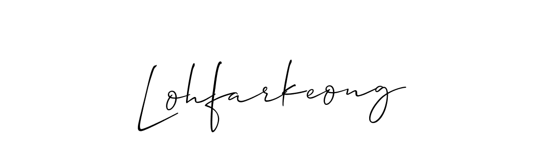 This is the best signature style for the Lohfarkeong name. Also you like these signature font (Allison_Script). Mix name signature. Lohfarkeong signature style 2 images and pictures png