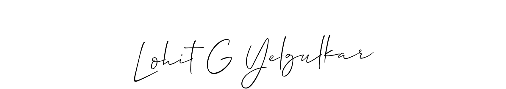 Best and Professional Signature Style for Lohit G Yelgulkar. Allison_Script Best Signature Style Collection. Lohit G Yelgulkar signature style 2 images and pictures png