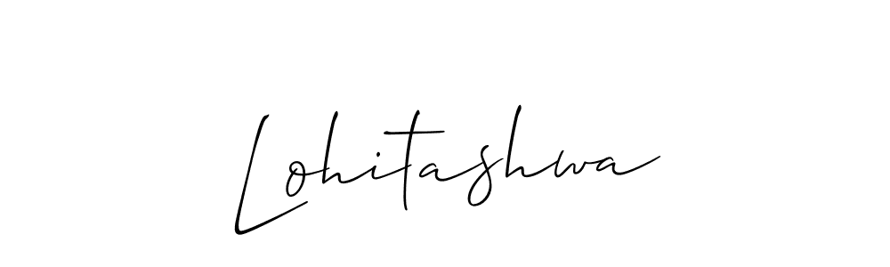Make a short Lohitashwa signature style. Manage your documents anywhere anytime using Allison_Script. Create and add eSignatures, submit forms, share and send files easily. Lohitashwa signature style 2 images and pictures png