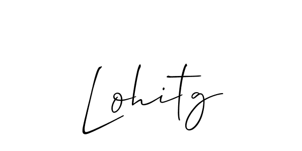 It looks lik you need a new signature style for name Lohitg. Design unique handwritten (Allison_Script) signature with our free signature maker in just a few clicks. Lohitg signature style 2 images and pictures png