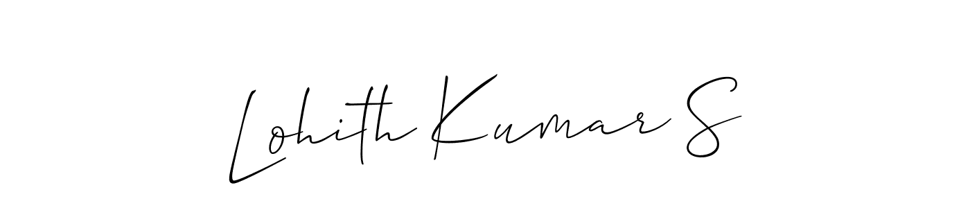 Once you've used our free online signature maker to create your best signature Allison_Script style, it's time to enjoy all of the benefits that Lohith Kumar S name signing documents. Lohith Kumar S signature style 2 images and pictures png