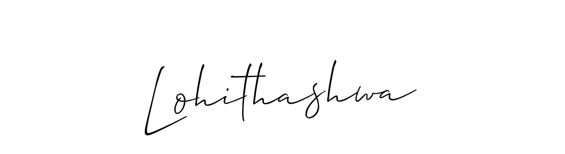 if you are searching for the best signature style for your name Lohithashwa. so please give up your signature search. here we have designed multiple signature styles  using Allison_Script. Lohithashwa signature style 2 images and pictures png