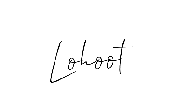 Best and Professional Signature Style for Lohoot. Allison_Script Best Signature Style Collection. Lohoot signature style 2 images and pictures png