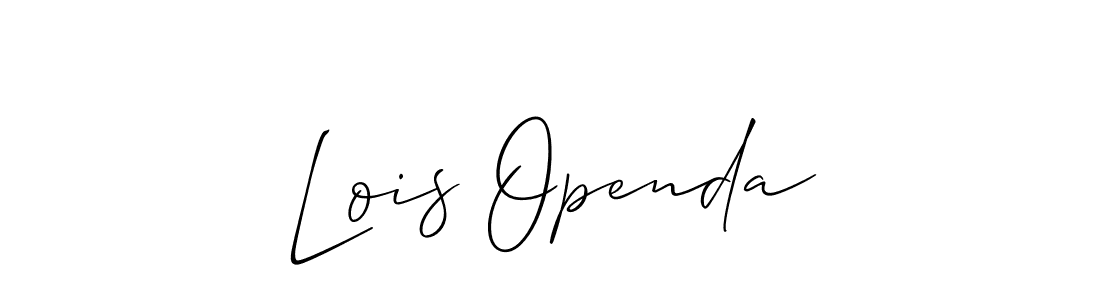 The best way (Allison_Script) to make a short signature is to pick only two or three words in your name. The name Lois Openda include a total of six letters. For converting this name. Lois Openda signature style 2 images and pictures png