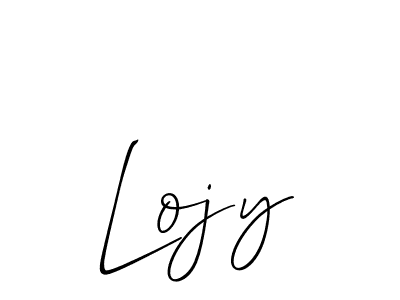 How to make Lojy name signature. Use Allison_Script style for creating short signs online. This is the latest handwritten sign. Lojy signature style 2 images and pictures png