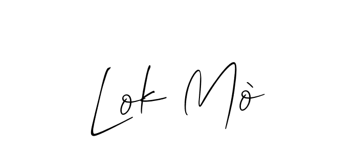 You can use this online signature creator to create a handwritten signature for the name Lok Mò. This is the best online autograph maker. Lok Mò signature style 2 images and pictures png