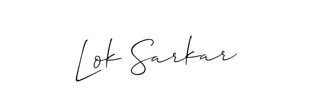 Once you've used our free online signature maker to create your best signature Allison_Script style, it's time to enjoy all of the benefits that Lok Sarkar name signing documents. Lok Sarkar signature style 2 images and pictures png