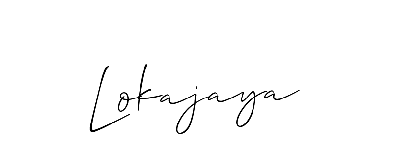 Best and Professional Signature Style for Lokajaya. Allison_Script Best Signature Style Collection. Lokajaya signature style 2 images and pictures png