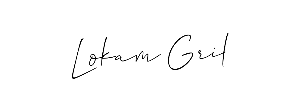 This is the best signature style for the Lokam Gril name. Also you like these signature font (Allison_Script). Mix name signature. Lokam Gril signature style 2 images and pictures png