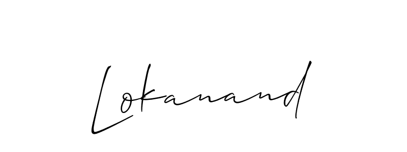 You can use this online signature creator to create a handwritten signature for the name Lokanand. This is the best online autograph maker. Lokanand signature style 2 images and pictures png