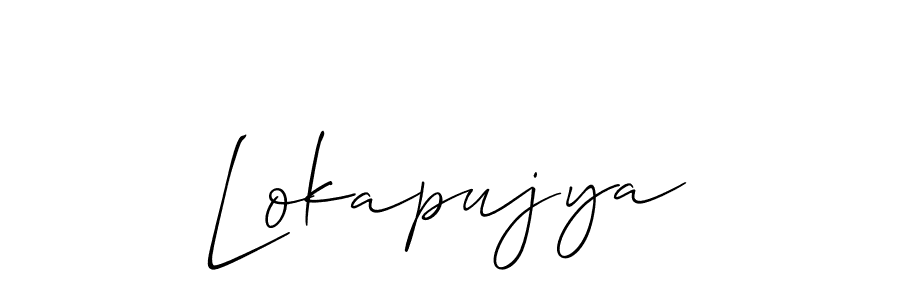 Check out images of Autograph of Lokapujya name. Actor Lokapujya Signature Style. Allison_Script is a professional sign style online. Lokapujya signature style 2 images and pictures png