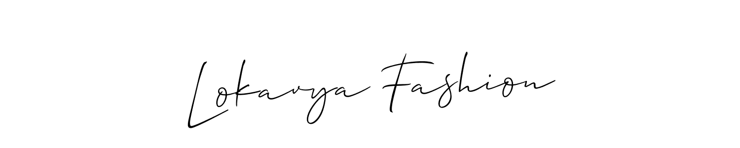 if you are searching for the best signature style for your name Lokavya Fashion. so please give up your signature search. here we have designed multiple signature styles  using Allison_Script. Lokavya Fashion signature style 2 images and pictures png