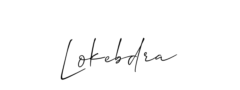 Once you've used our free online signature maker to create your best signature Allison_Script style, it's time to enjoy all of the benefits that Lokebdra name signing documents. Lokebdra signature style 2 images and pictures png