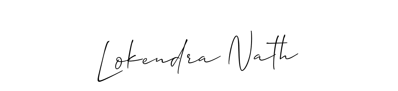 Also You can easily find your signature by using the search form. We will create Lokendra Nath name handwritten signature images for you free of cost using Allison_Script sign style. Lokendra Nath signature style 2 images and pictures png