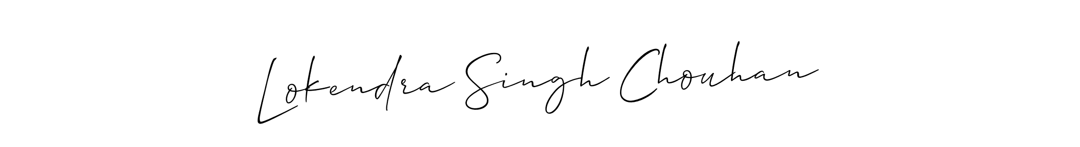 Make a short Lokendra Singh Chouhan signature style. Manage your documents anywhere anytime using Allison_Script. Create and add eSignatures, submit forms, share and send files easily. Lokendra Singh Chouhan signature style 2 images and pictures png