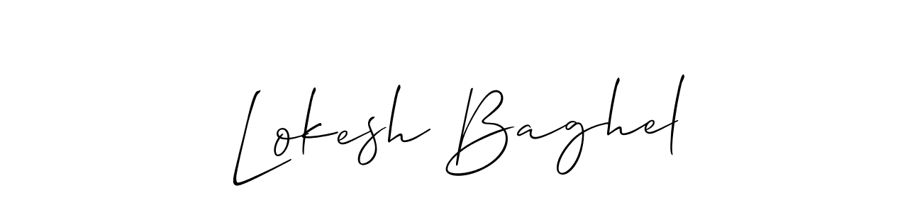 Also You can easily find your signature by using the search form. We will create Lokesh Baghel name handwritten signature images for you free of cost using Allison_Script sign style. Lokesh Baghel signature style 2 images and pictures png