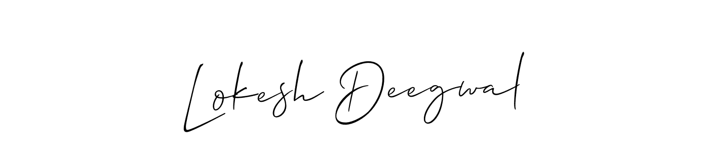 Check out images of Autograph of Lokesh Deegwal name. Actor Lokesh Deegwal Signature Style. Allison_Script is a professional sign style online. Lokesh Deegwal signature style 2 images and pictures png