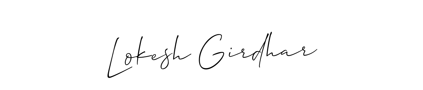 You can use this online signature creator to create a handwritten signature for the name Lokesh Girdhar. This is the best online autograph maker. Lokesh Girdhar signature style 2 images and pictures png