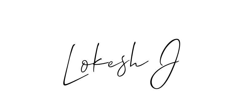 Make a short Lokesh J signature style. Manage your documents anywhere anytime using Allison_Script. Create and add eSignatures, submit forms, share and send files easily. Lokesh J signature style 2 images and pictures png