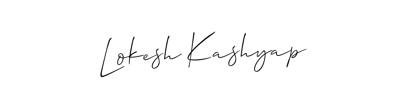 Make a beautiful signature design for name Lokesh Kashyap. Use this online signature maker to create a handwritten signature for free. Lokesh Kashyap signature style 2 images and pictures png