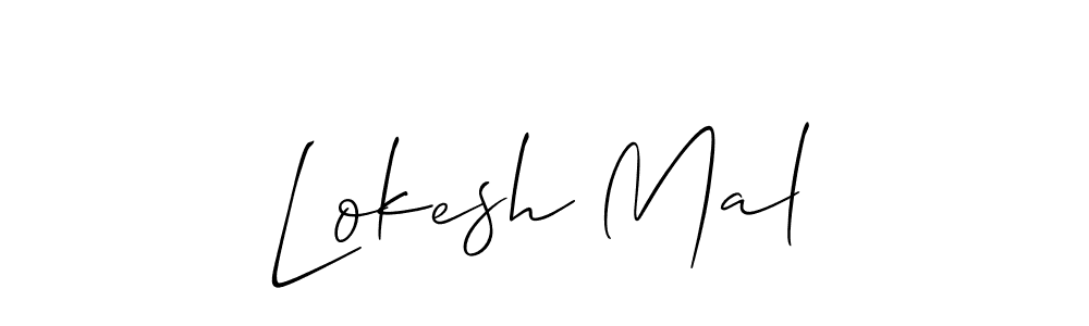 Make a short Lokesh Mal signature style. Manage your documents anywhere anytime using Allison_Script. Create and add eSignatures, submit forms, share and send files easily. Lokesh Mal signature style 2 images and pictures png