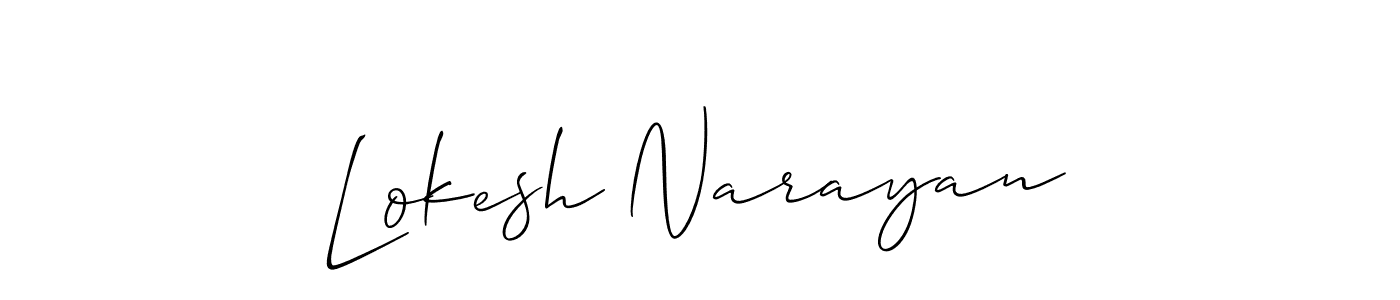 Make a beautiful signature design for name Lokesh Narayan. Use this online signature maker to create a handwritten signature for free. Lokesh Narayan signature style 2 images and pictures png