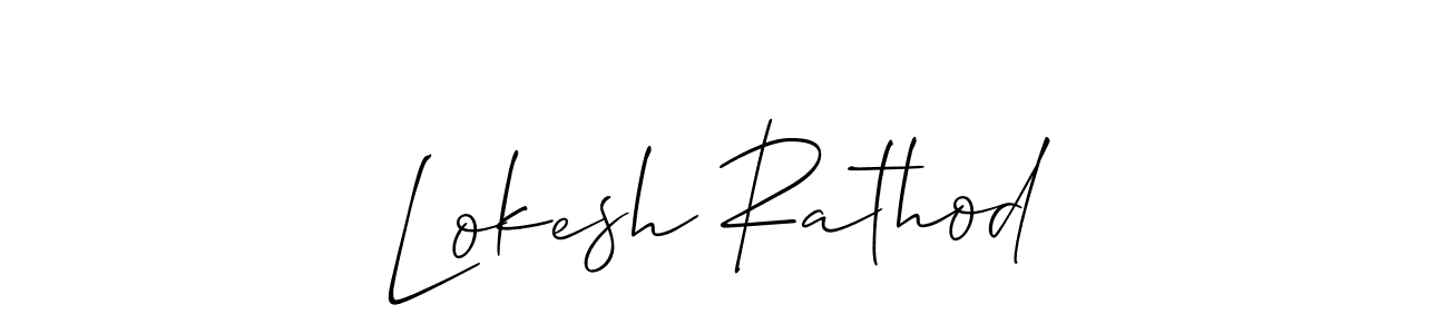 This is the best signature style for the Lokesh Rathod name. Also you like these signature font (Allison_Script). Mix name signature. Lokesh Rathod signature style 2 images and pictures png