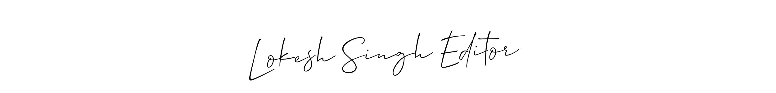 See photos of Lokesh Singh Editor♥️ official signature by Spectra . Check more albums & portfolios. Read reviews & check more about Allison_Script font. Lokesh Singh Editor♥️ signature style 2 images and pictures png