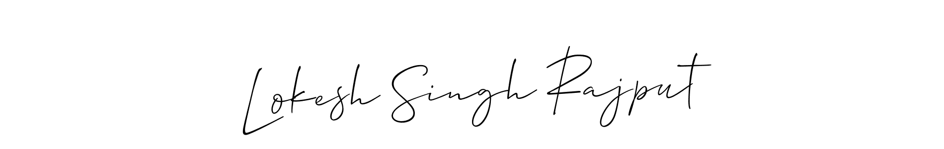 It looks lik you need a new signature style for name Lokesh Singh Rajput. Design unique handwritten (Allison_Script) signature with our free signature maker in just a few clicks. Lokesh Singh Rajput signature style 2 images and pictures png