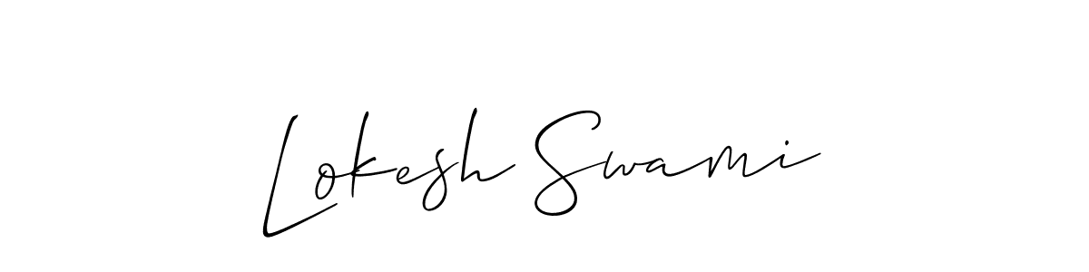 Similarly Allison_Script is the best handwritten signature design. Signature creator online .You can use it as an online autograph creator for name Lokesh Swami. Lokesh Swami signature style 2 images and pictures png