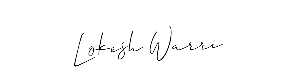 if you are searching for the best signature style for your name Lokesh Warri. so please give up your signature search. here we have designed multiple signature styles  using Allison_Script. Lokesh Warri signature style 2 images and pictures png