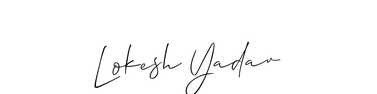 if you are searching for the best signature style for your name Lokesh Yadav. so please give up your signature search. here we have designed multiple signature styles  using Allison_Script. Lokesh Yadav signature style 2 images and pictures png