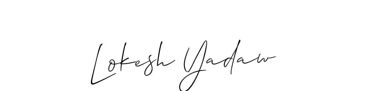 Once you've used our free online signature maker to create your best signature Allison_Script style, it's time to enjoy all of the benefits that Lokesh Yadaw name signing documents. Lokesh Yadaw signature style 2 images and pictures png