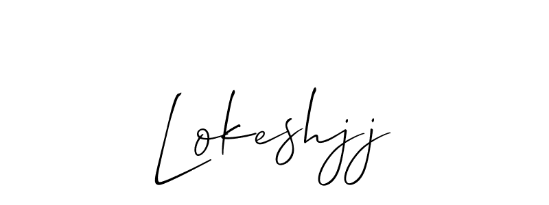 Make a short Lokeshjj signature style. Manage your documents anywhere anytime using Allison_Script. Create and add eSignatures, submit forms, share and send files easily. Lokeshjj signature style 2 images and pictures png