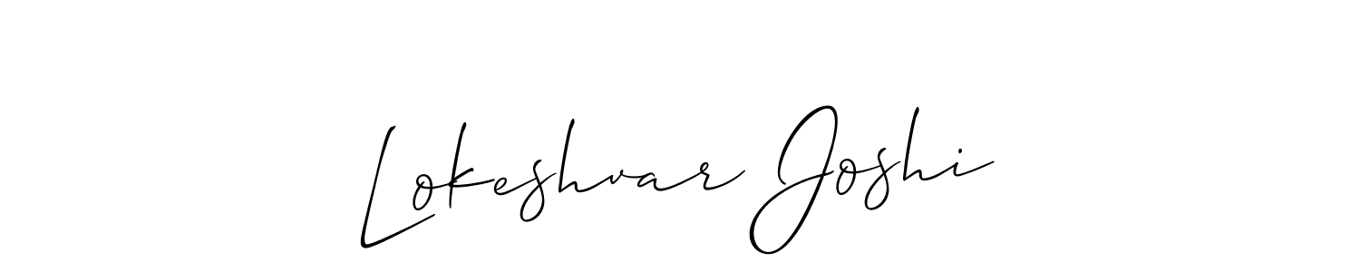 This is the best signature style for the Lokeshvar Joshi name. Also you like these signature font (Allison_Script). Mix name signature. Lokeshvar Joshi signature style 2 images and pictures png