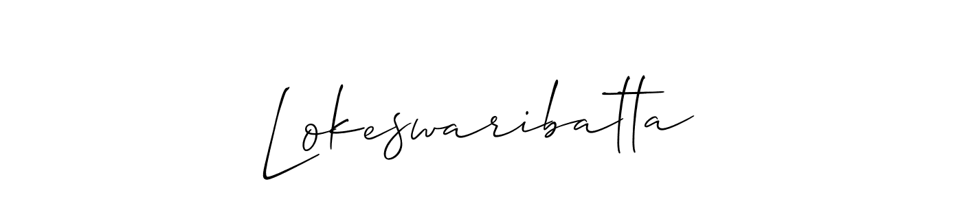 Here are the top 10 professional signature styles for the name Lokeswaribatta. These are the best autograph styles you can use for your name. Lokeswaribatta signature style 2 images and pictures png