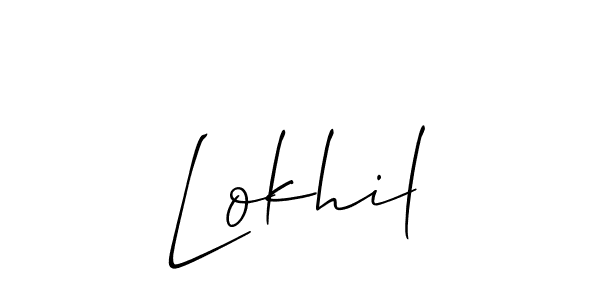 Here are the top 10 professional signature styles for the name Lokhil. These are the best autograph styles you can use for your name. Lokhil signature style 2 images and pictures png