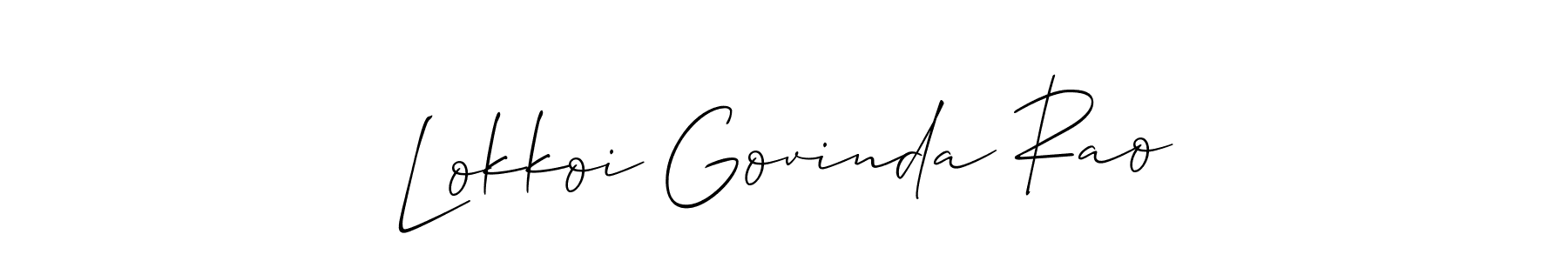 See photos of Lokkoi Govinda Rao official signature by Spectra . Check more albums & portfolios. Read reviews & check more about Allison_Script font. Lokkoi Govinda Rao signature style 2 images and pictures png