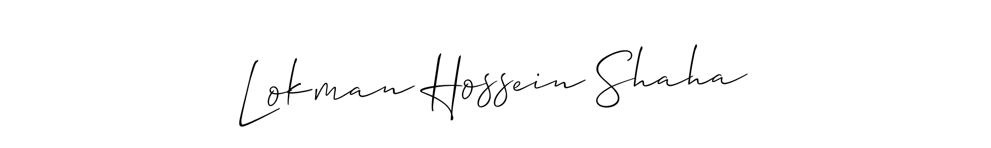 See photos of Lokman Hossein Shaha official signature by Spectra . Check more albums & portfolios. Read reviews & check more about Allison_Script font. Lokman Hossein Shaha signature style 2 images and pictures png